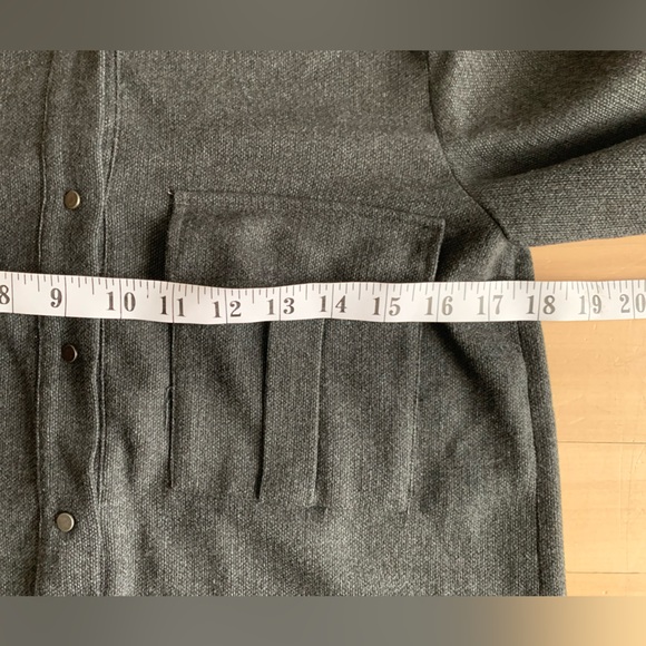 ZARA - Charcoal Shirt Dress | Long Sleeve, Pocket Detail - Picture 8 of 10